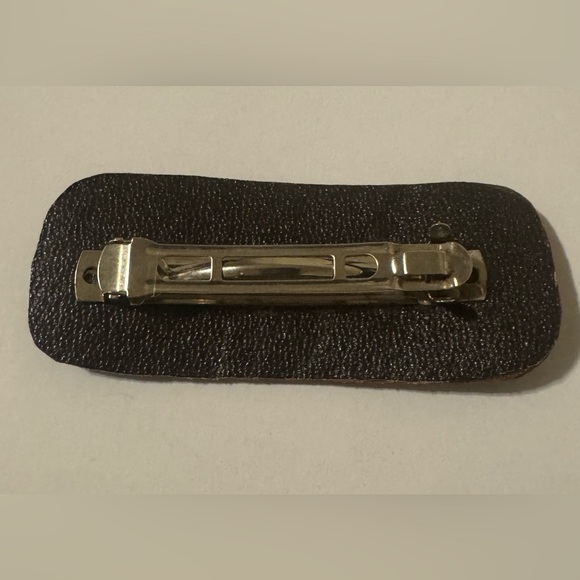 Barrette. “Karen” and Texas Image. Approx. 4”x 1.5” - Picture 3 of 6